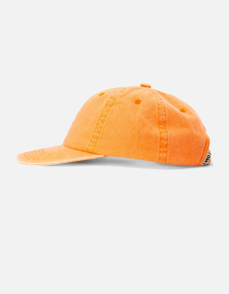 Pigment Bold 6 Panel Snapback Cap - Pigment Orange