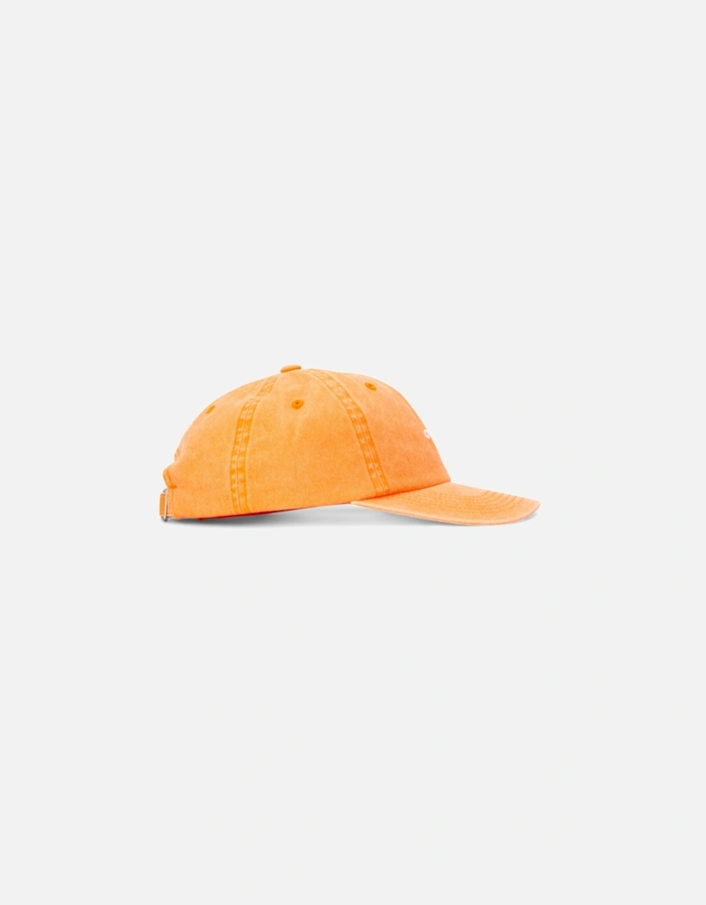Pigment Bold 6 Panel Snapback Cap - Pigment Orange