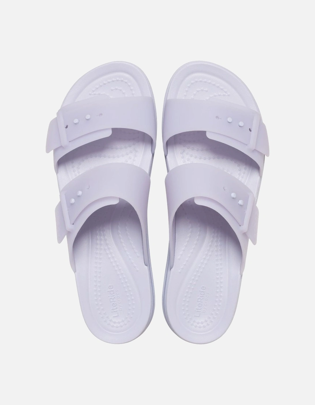 Brooklyn Buckle Womens Low Wedge Sandals