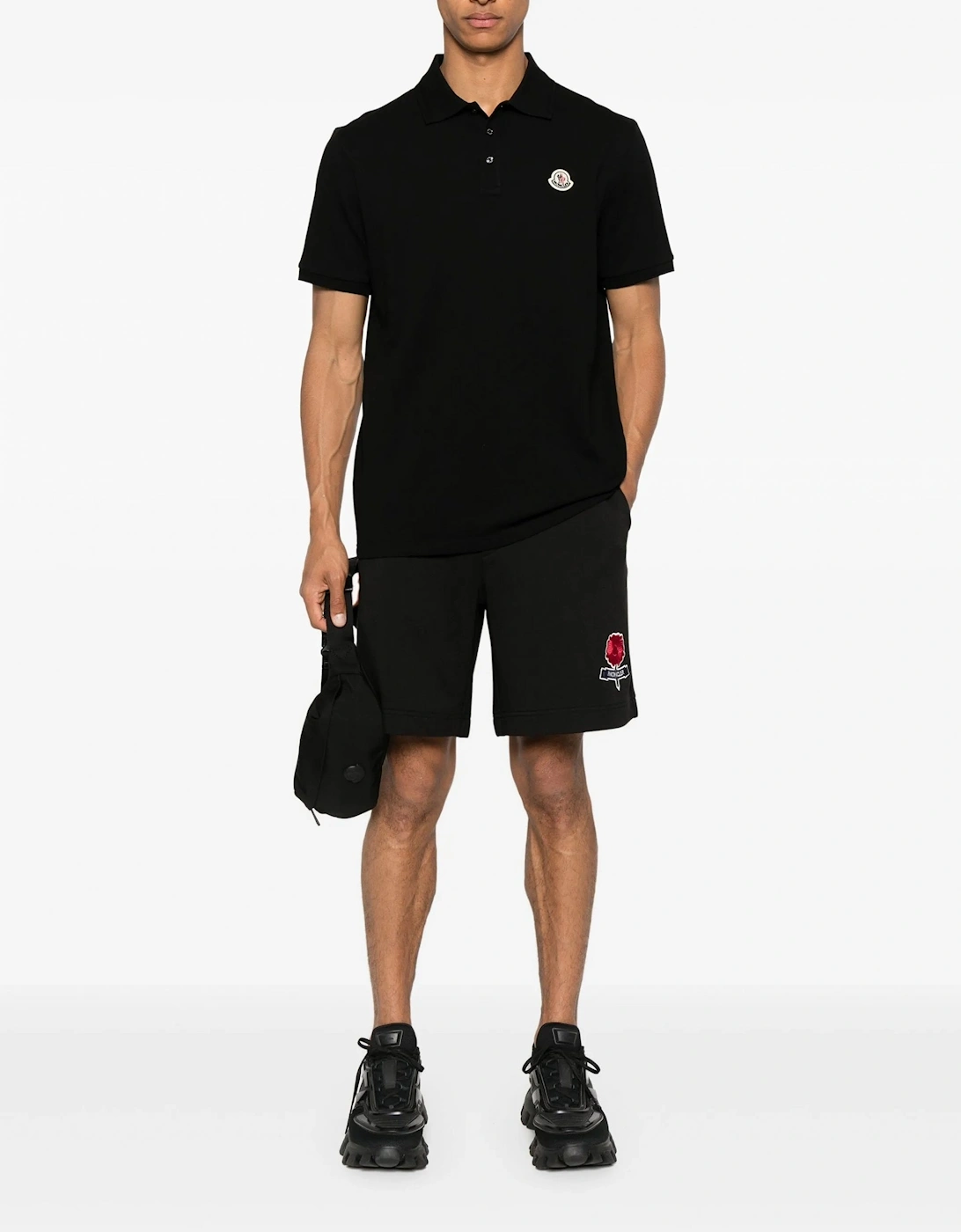 Classic Archive Logo Polo Shirt Black