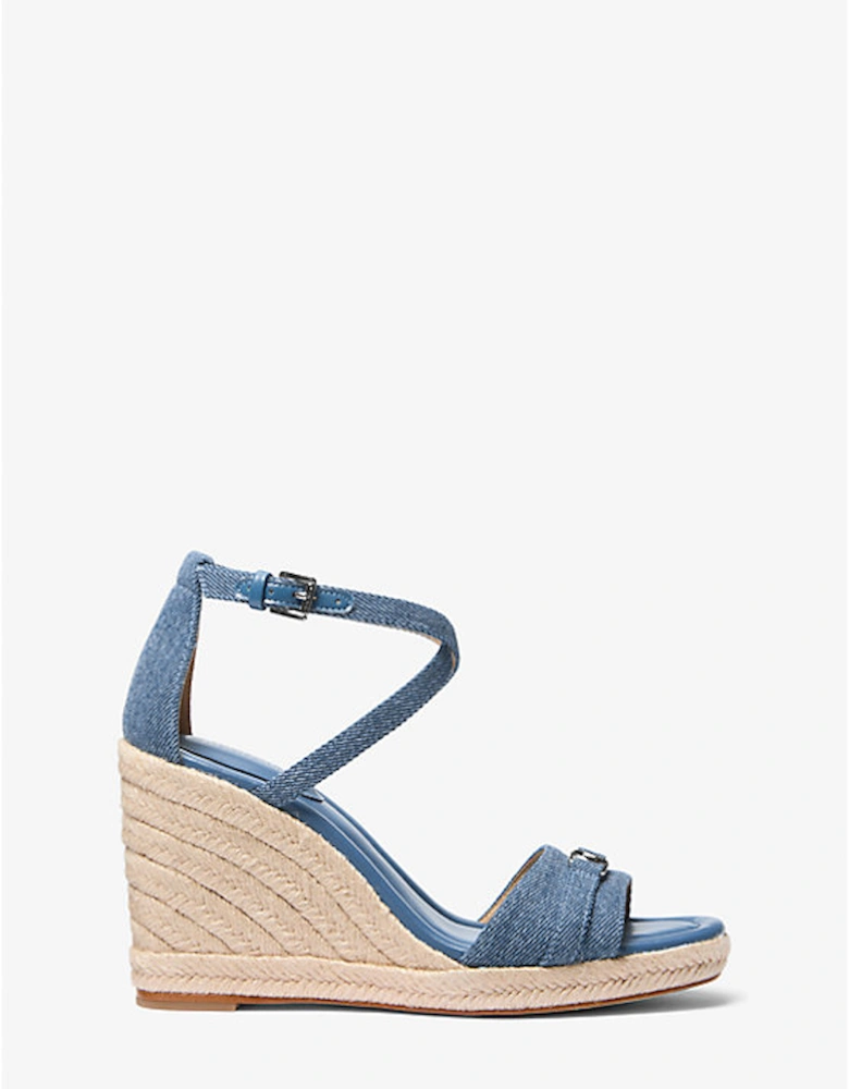 Mandy Denim Wedge Sandal