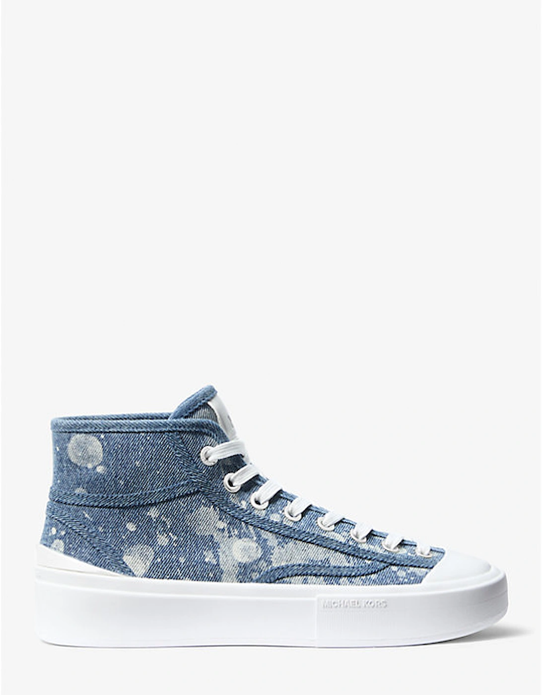 Jude Splattered Denim High-Top Sneaker