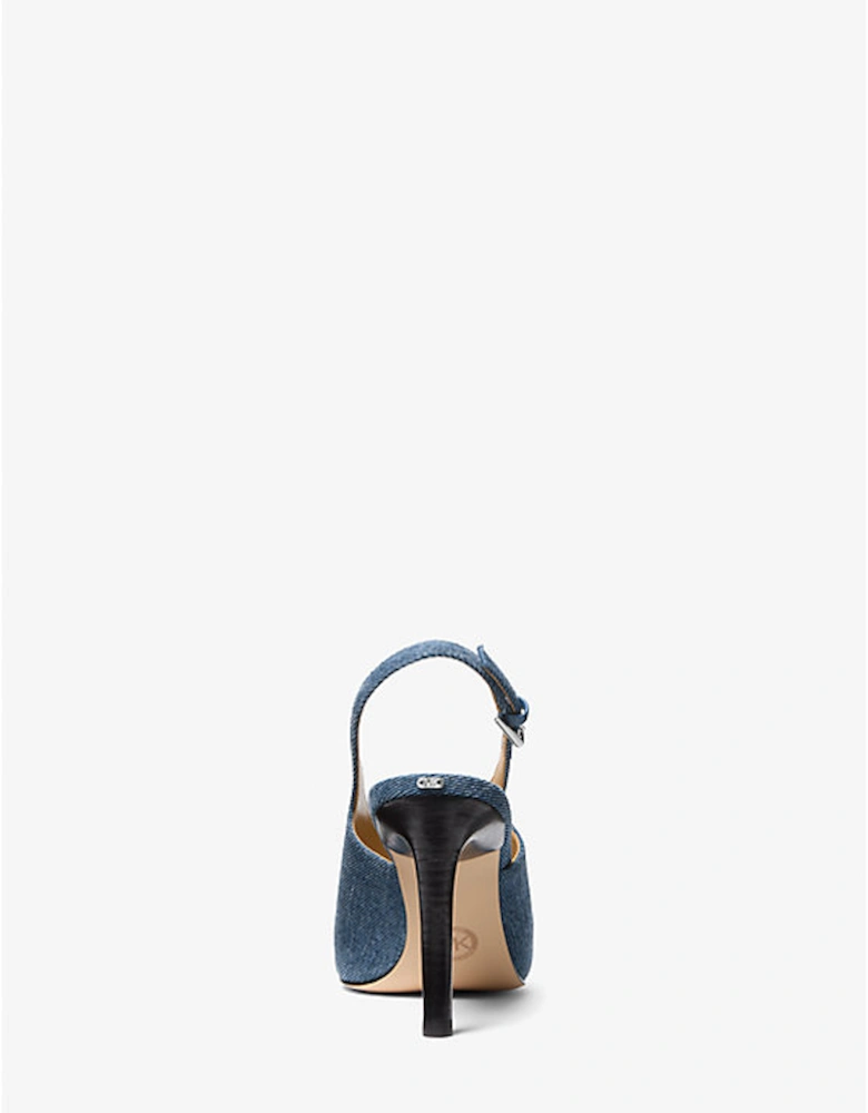 Kasia Denim Slingback Pump