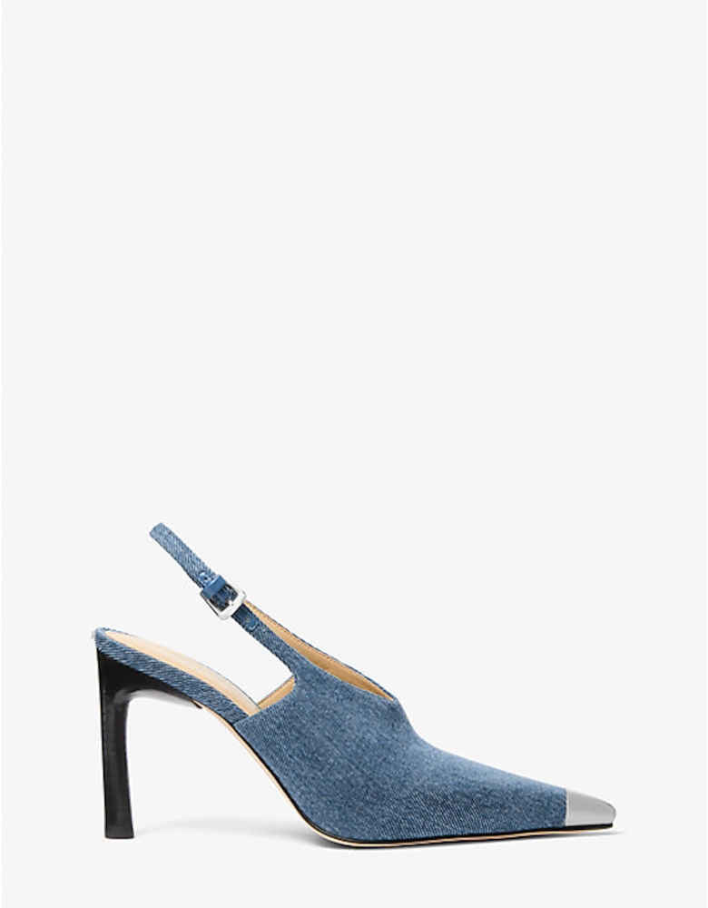 Kasia Denim Slingback Pump