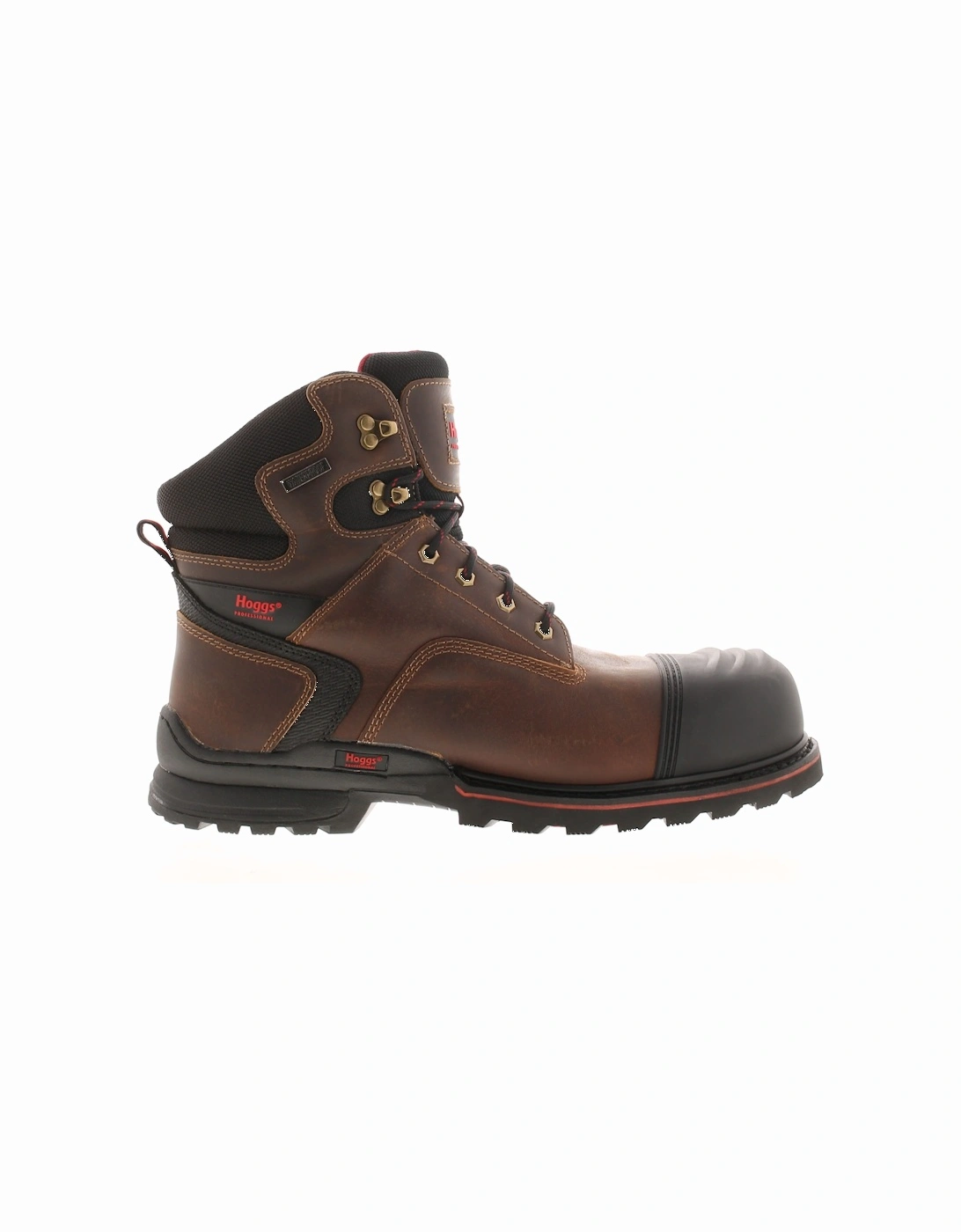 Mens Safety Boots Artemis Steel Toe Cap Leather Lace Up brown UK S