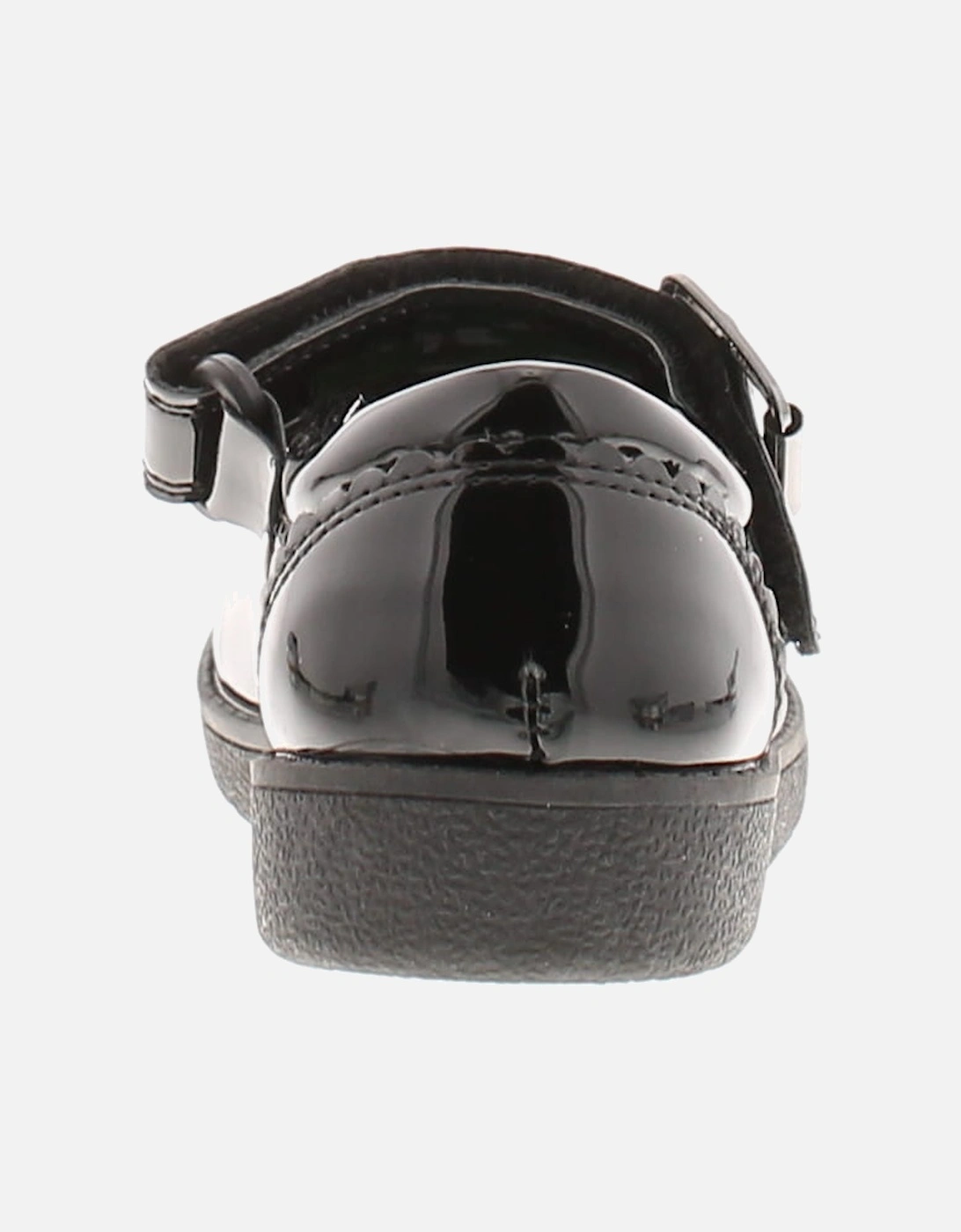 Girls School Shoes Grace Lace Up black UK Size