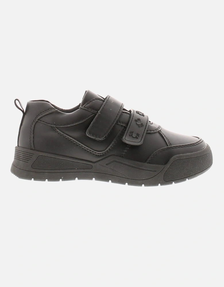 Boys School Plimsolls Pumps Sam Lace Up black UK Size