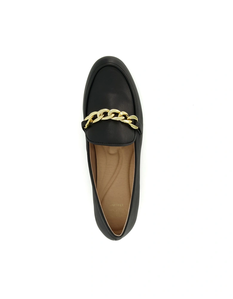 Gaiia Chain Detail Loafers