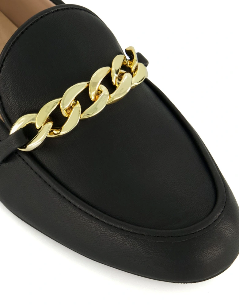 Gaiia Chain Detail Loafers
