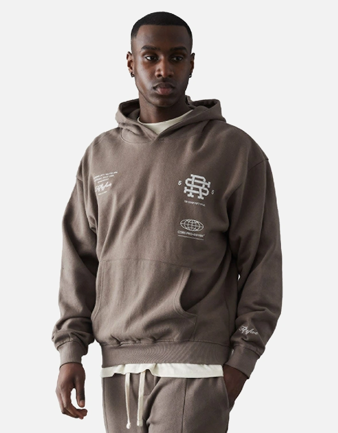 Versus Front Back Logo Hoodie, 4 of 3