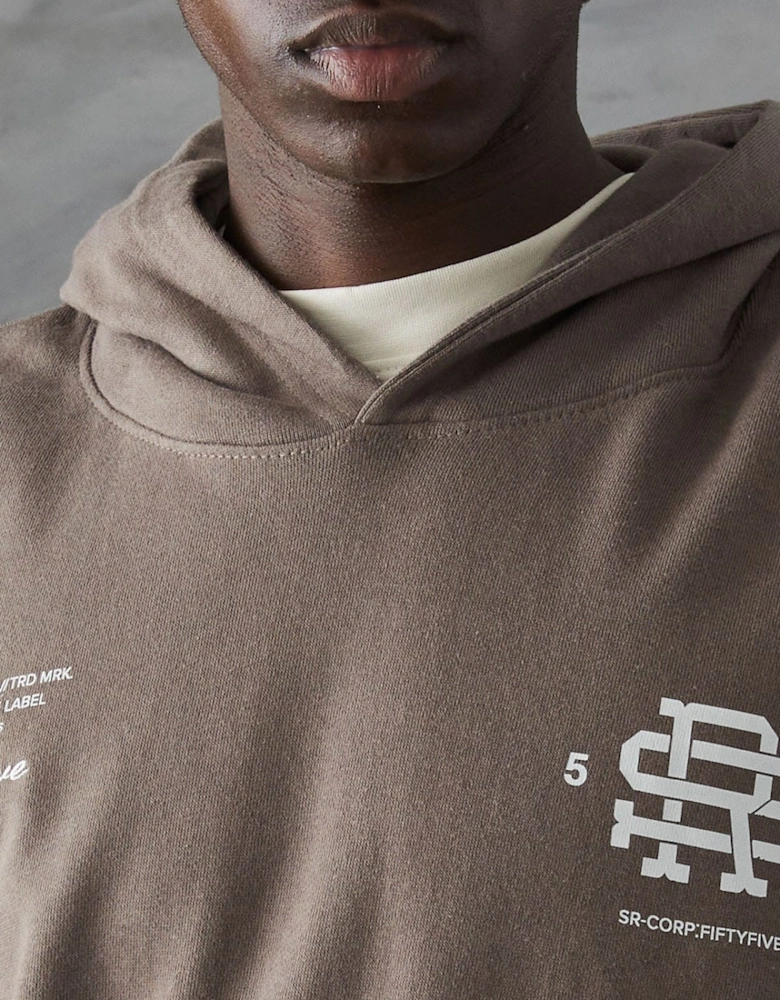 Versus Front Back Logo Hoodie