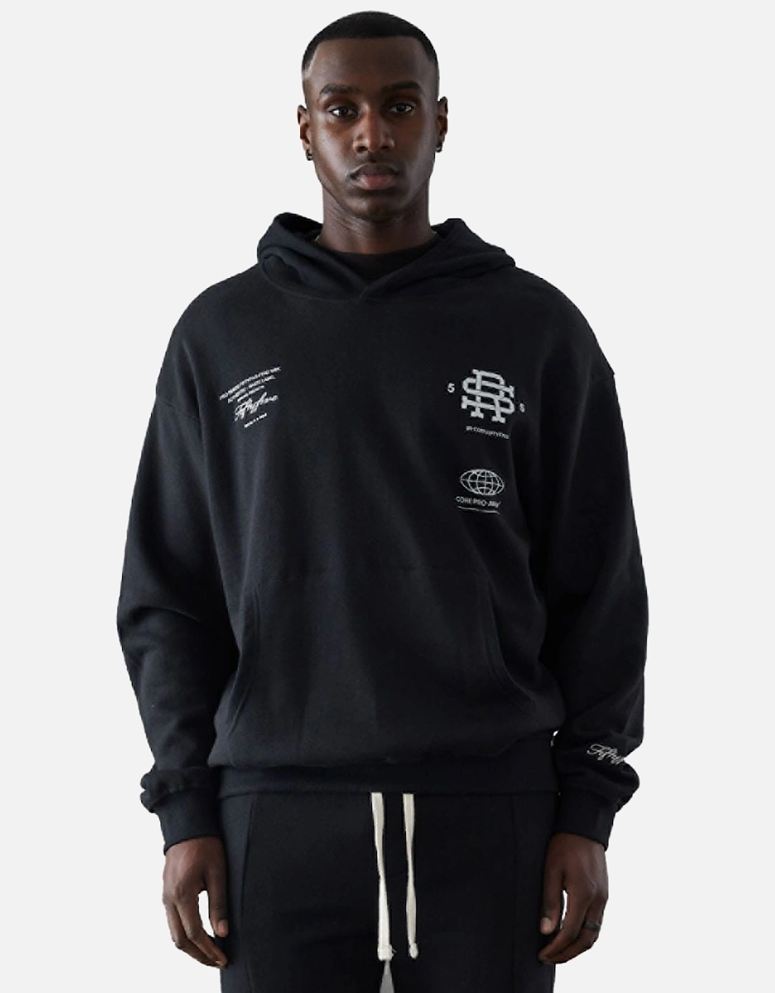 Versus Front Back Logo Hoodie, 3 of 2