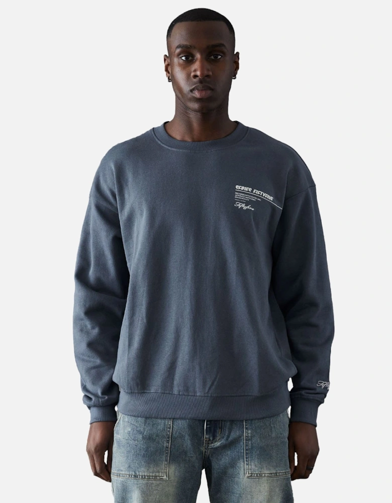 Labach Front Back Logo Crewneck Sweatshirt
