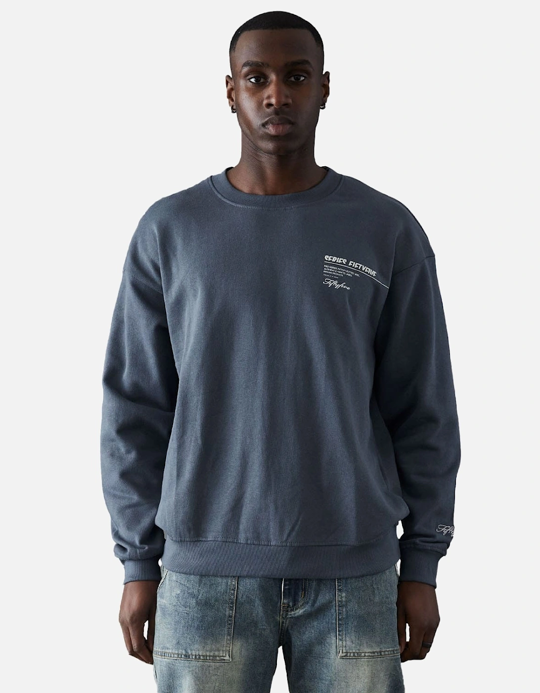 Labach Front Back Logo Crewneck Sweatshirt, 3 of 2