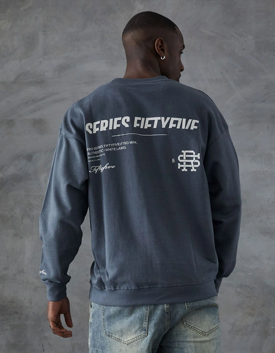 Labach Front Back Logo Crewneck Sweatshirt