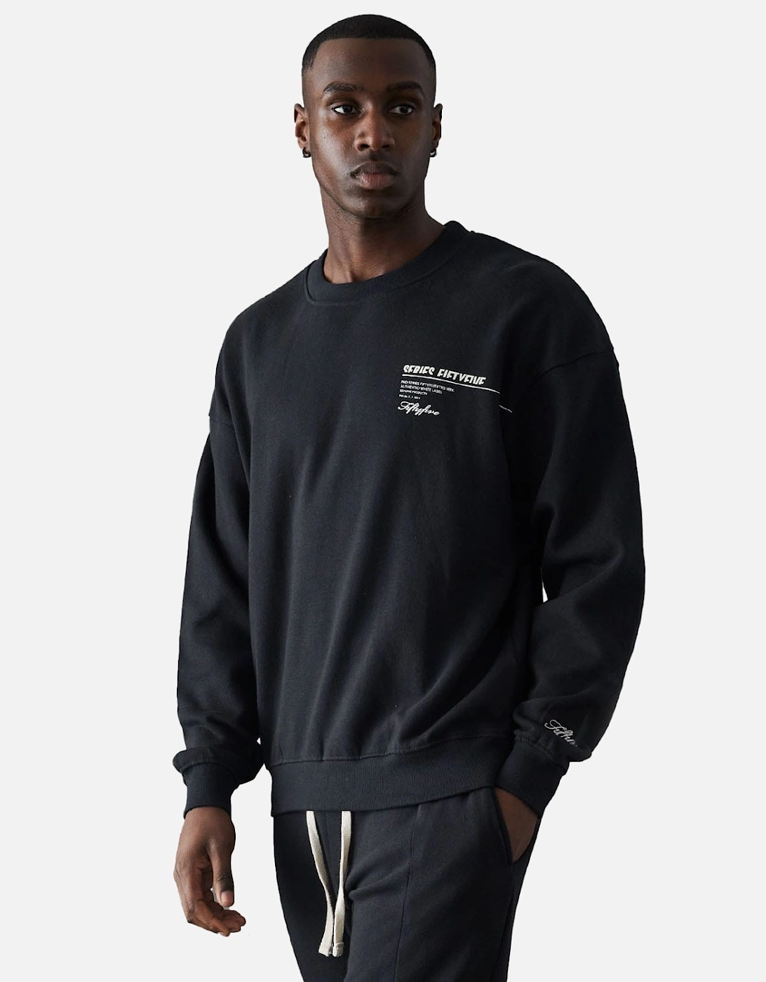 Labach Front Back Logo Crewneck Sweatshirt, 5 of 4