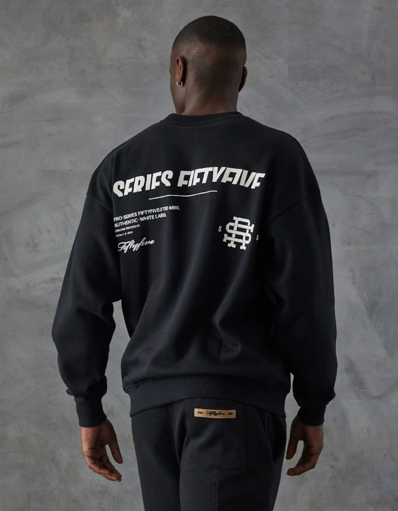 Labach Front Back Logo Crewneck Sweatshirt