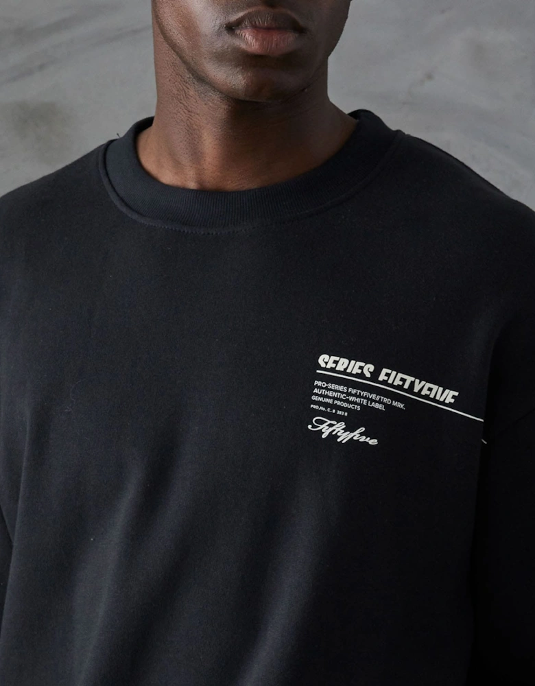 Labach Front Back Logo Crewneck Sweatshirt