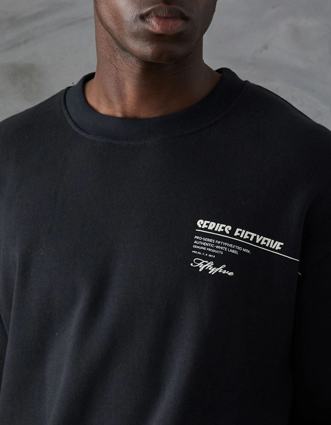 Labach Front Back Logo Crewneck Sweatshirt