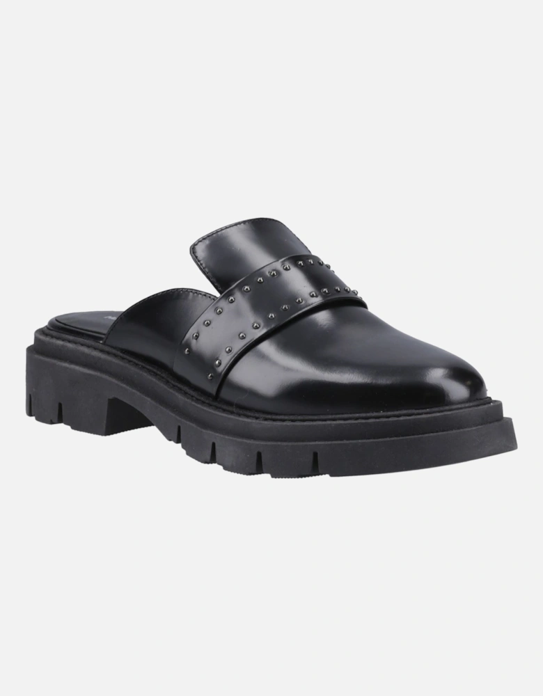 Nicole Studded Leather Women's Black Mules