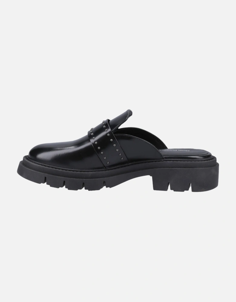 Nicole Studded Leather Women's Black Mules