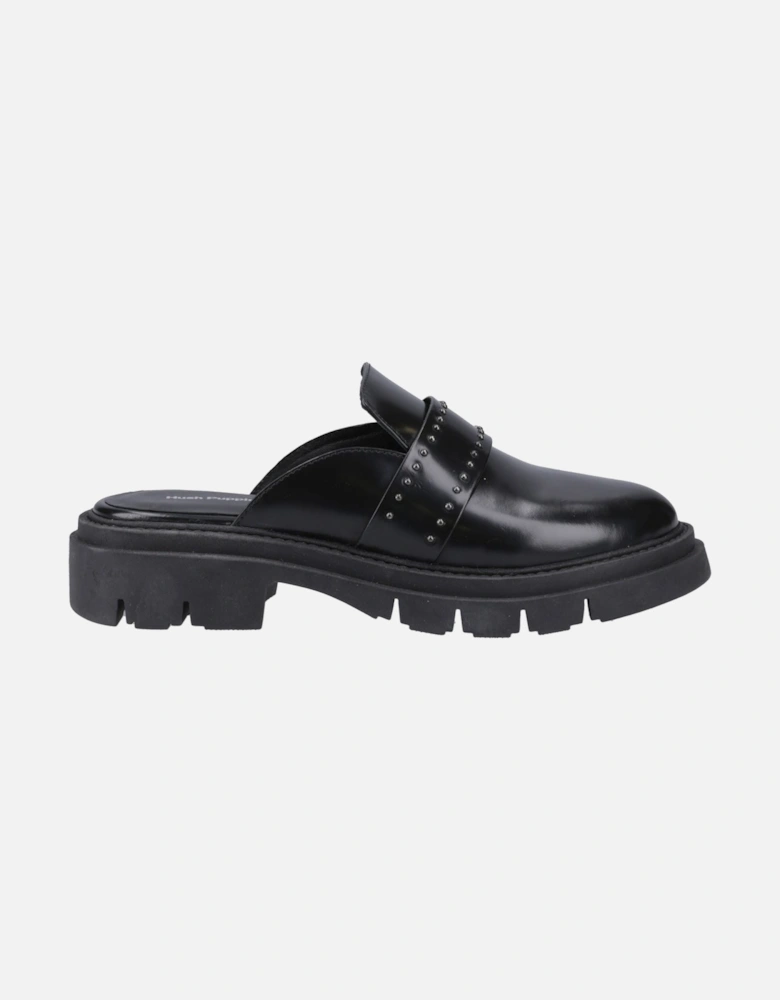 Nicole Studded Leather Women's Black Mules