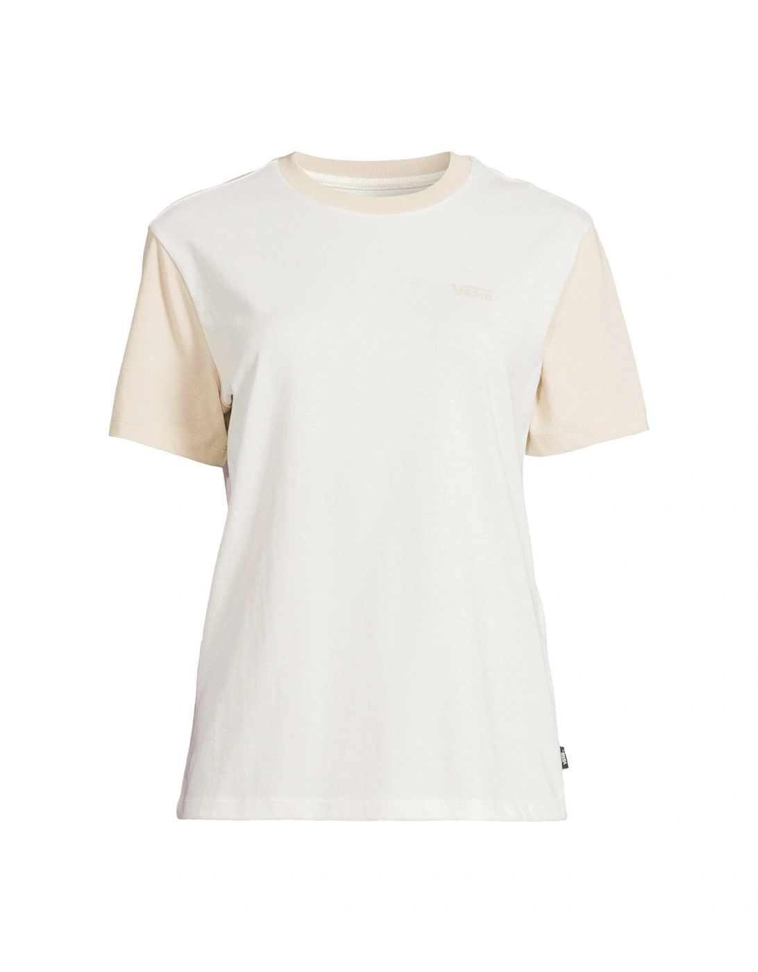 Women's Colorblock Bff Tee - Cream