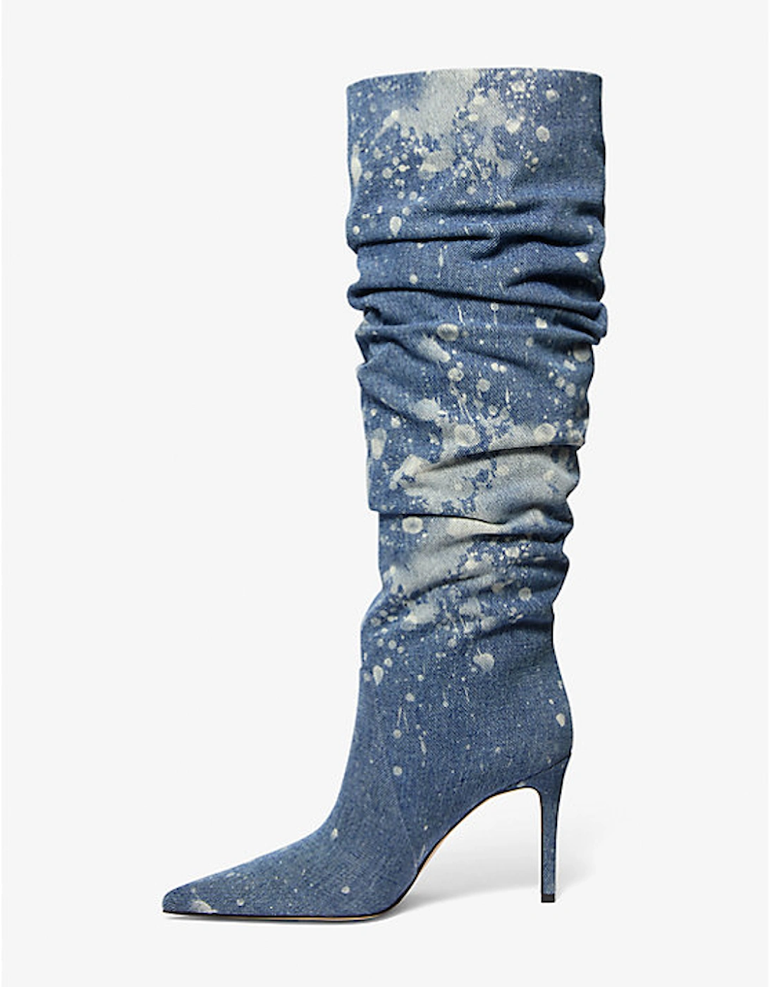 Dawn Splattered Denim Boot