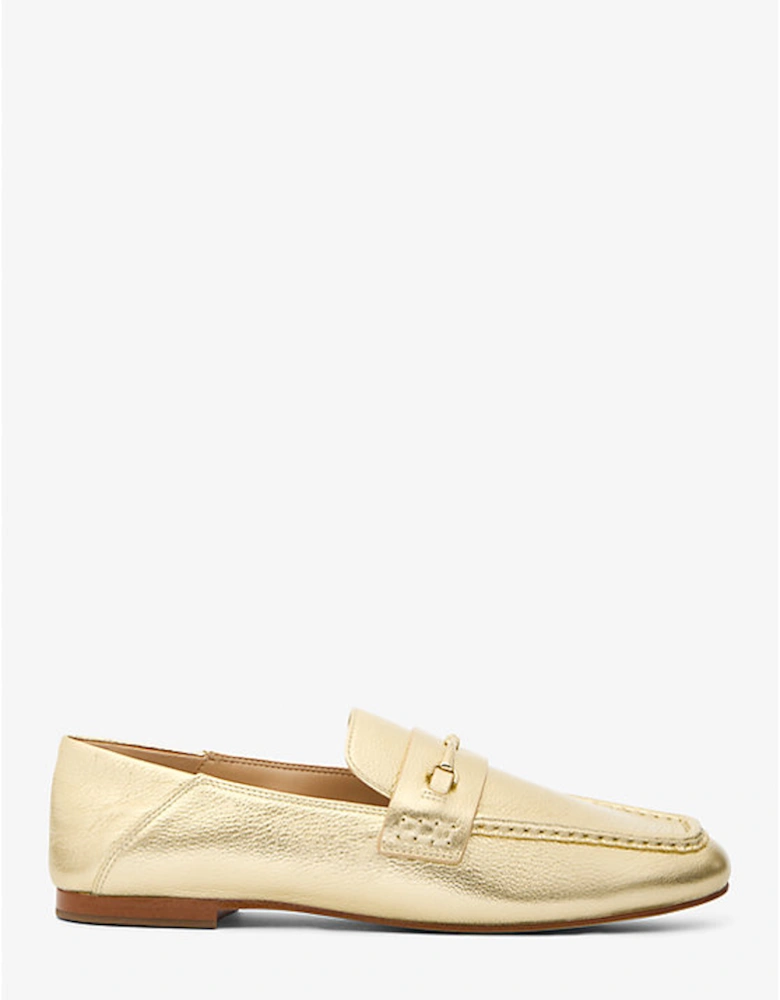 Lena Metallic Leather Loafer