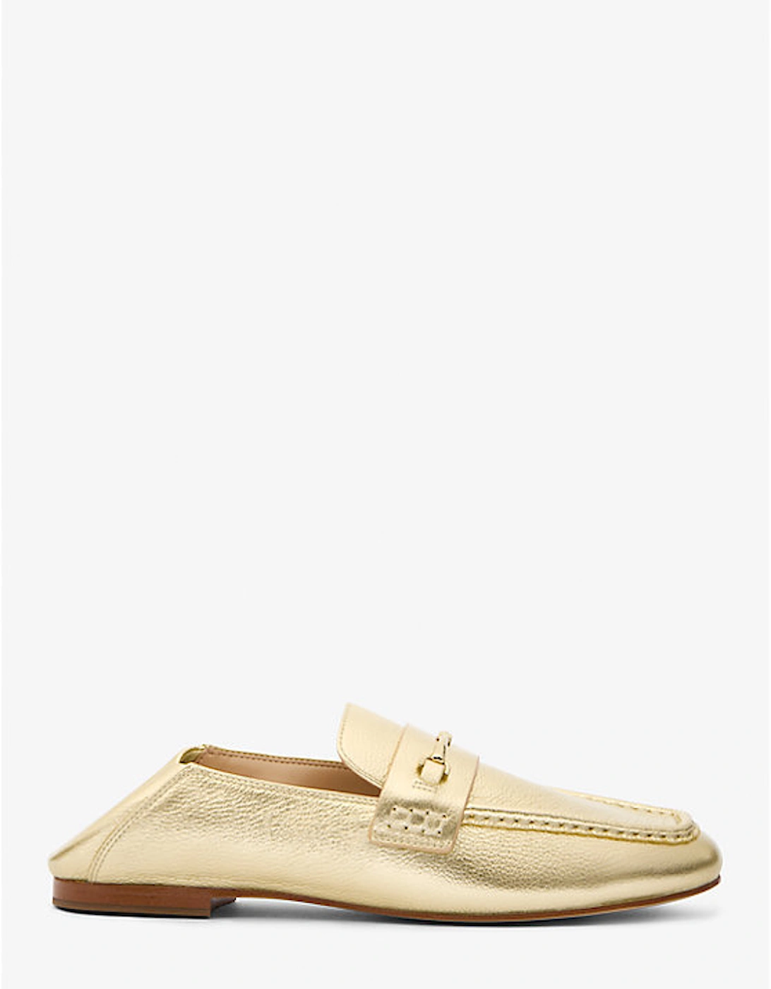 Lena Metallic Leather Loafer