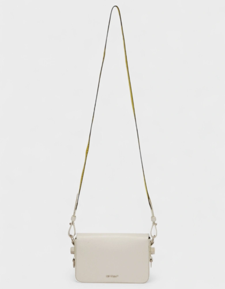 Diag Logo Shoulder Bag White Black