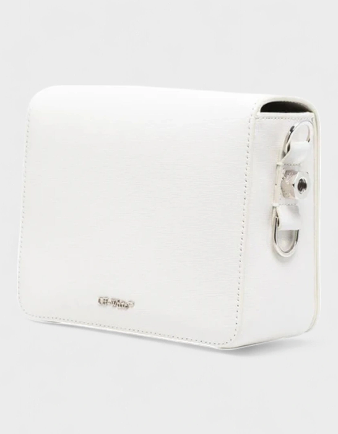 Diag Logo Shoulder Bag White Black