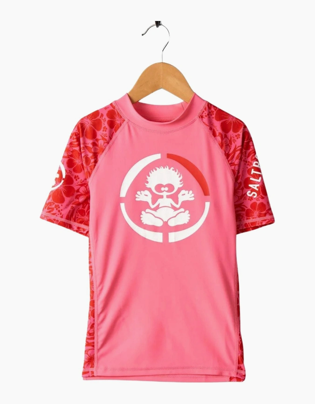 Saltrock Saltrock Kids Fader Short Sleeve Rash Vest - Pink
