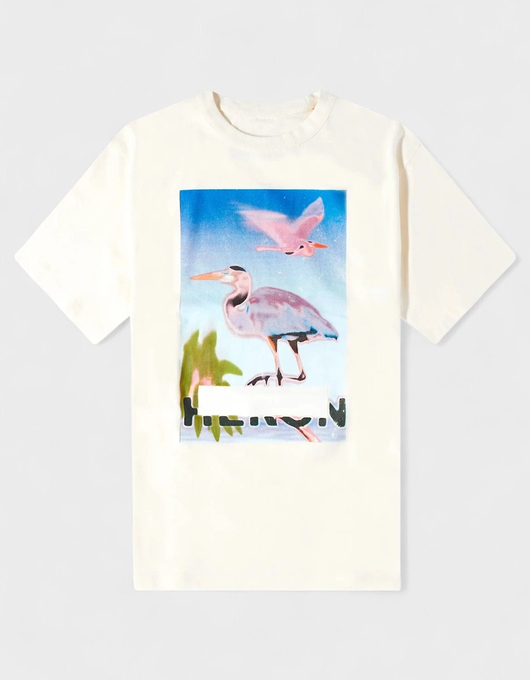 Censored Heron Short Sleeeve Tee White, 6 of 5