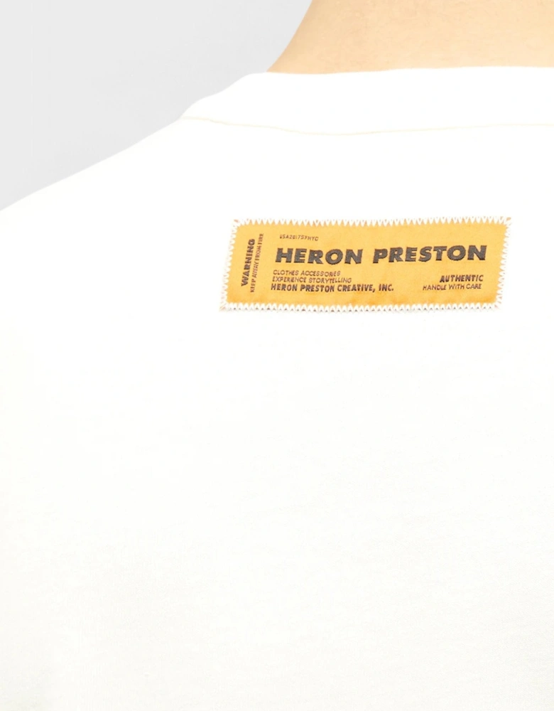 Censored Heron Short Sleeeve Tee White