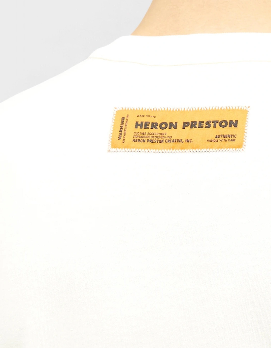 Censored Heron Short Sleeeve Tee White