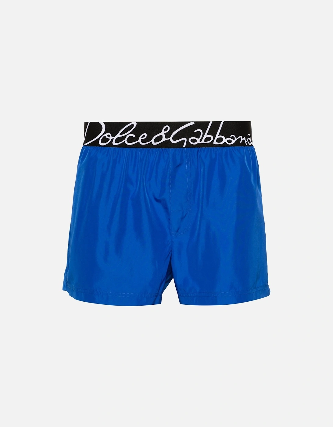 Script Logo Swim Shorts in Blue, 3 of 2