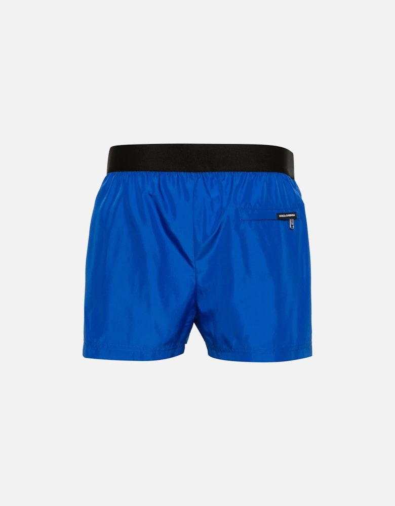Script Logo Swim Shorts in Blue