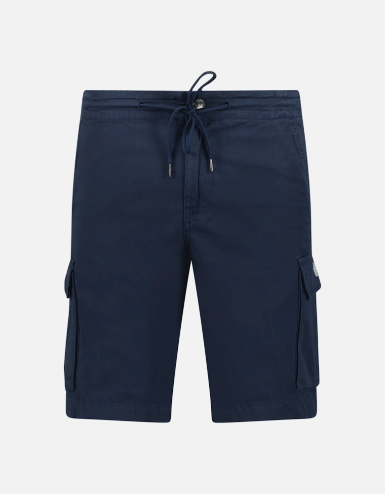 Logo Bermuda Shorts in Navy