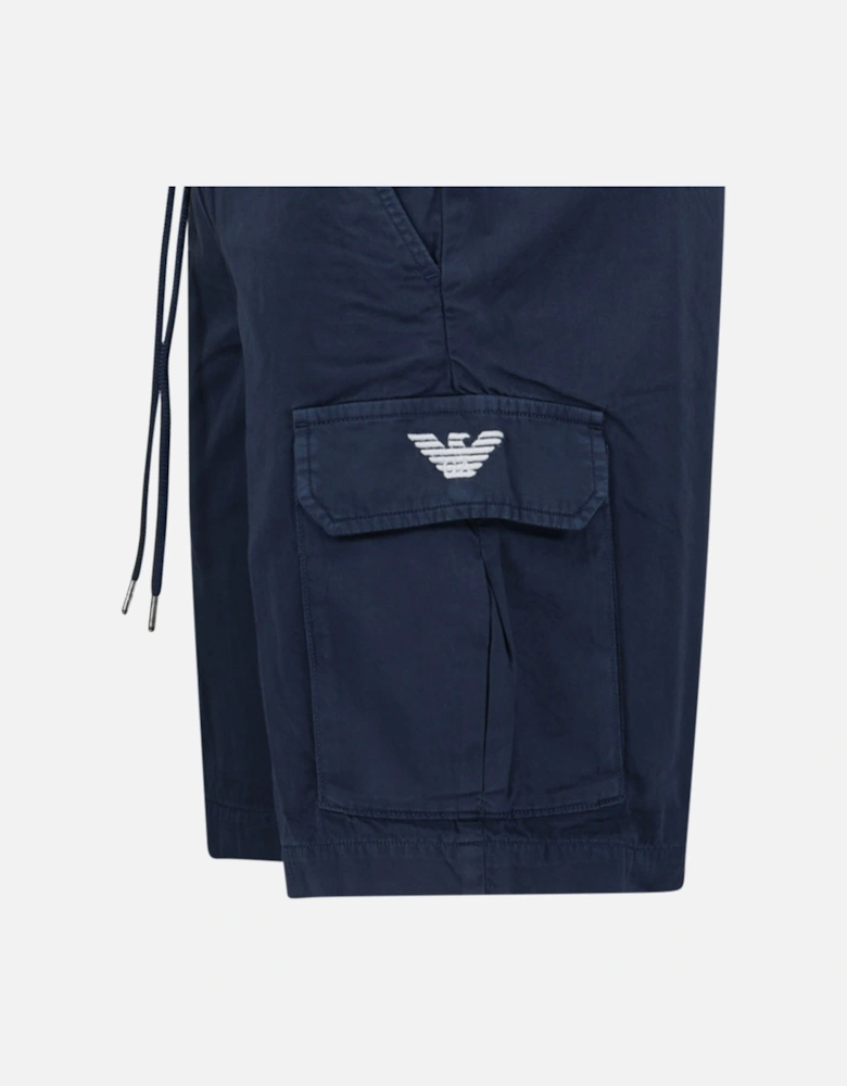 Logo Bermuda Shorts in Navy