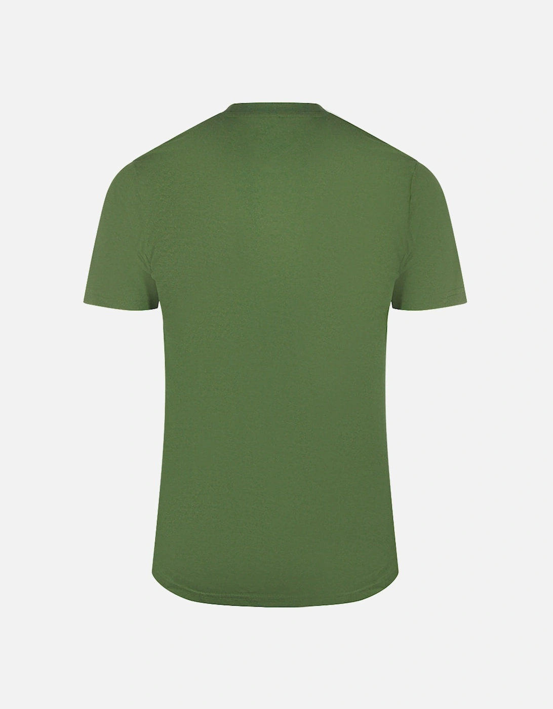 Cavalli Class Smoke Bold Logo Military Green T-Shirt