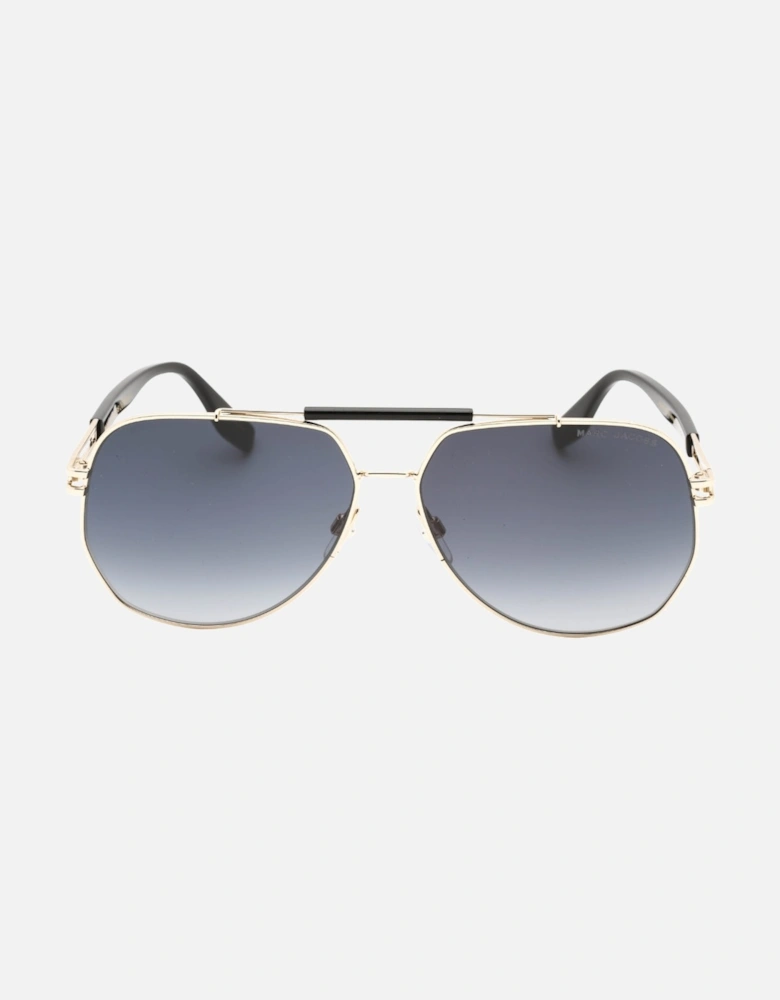 Dark Grey Sf Lens Gold Sunglasses Male