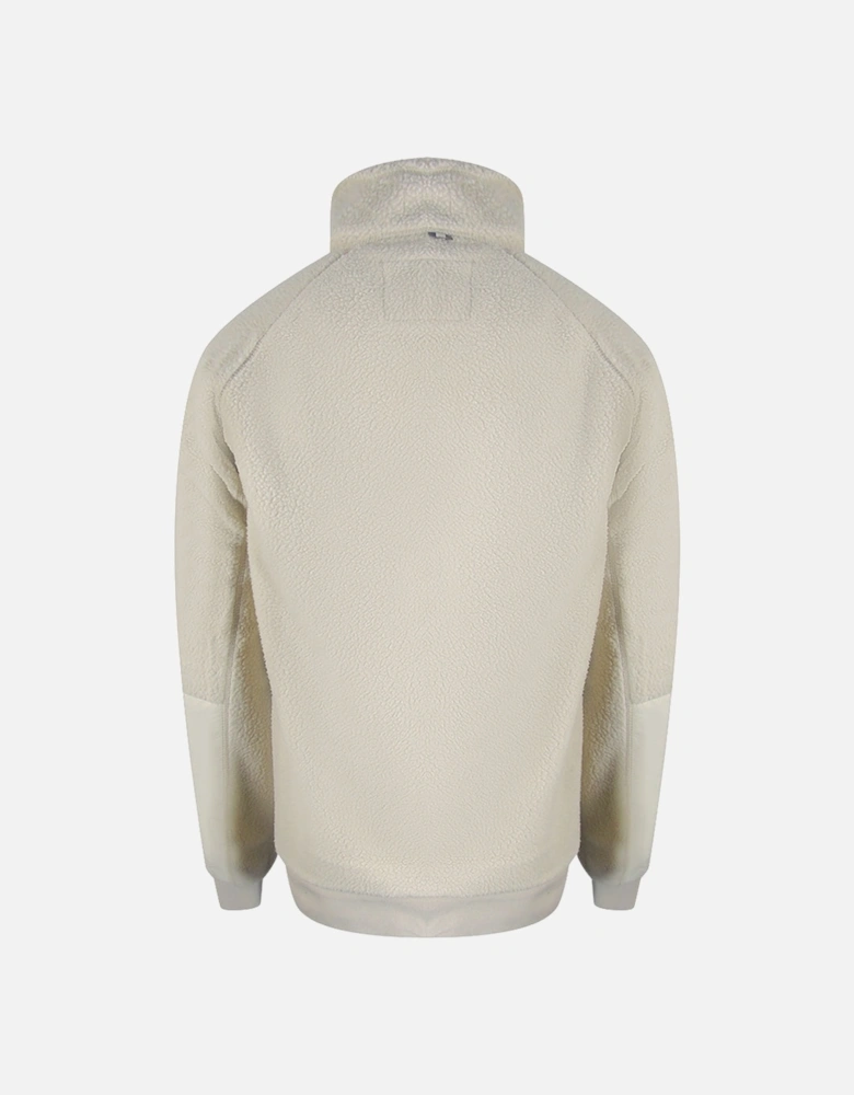 Active One Colour Sherpa Beige Sherpa Jacket
