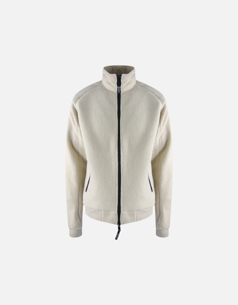 Active One Colour Sherpa Beige Sherpa Jacket