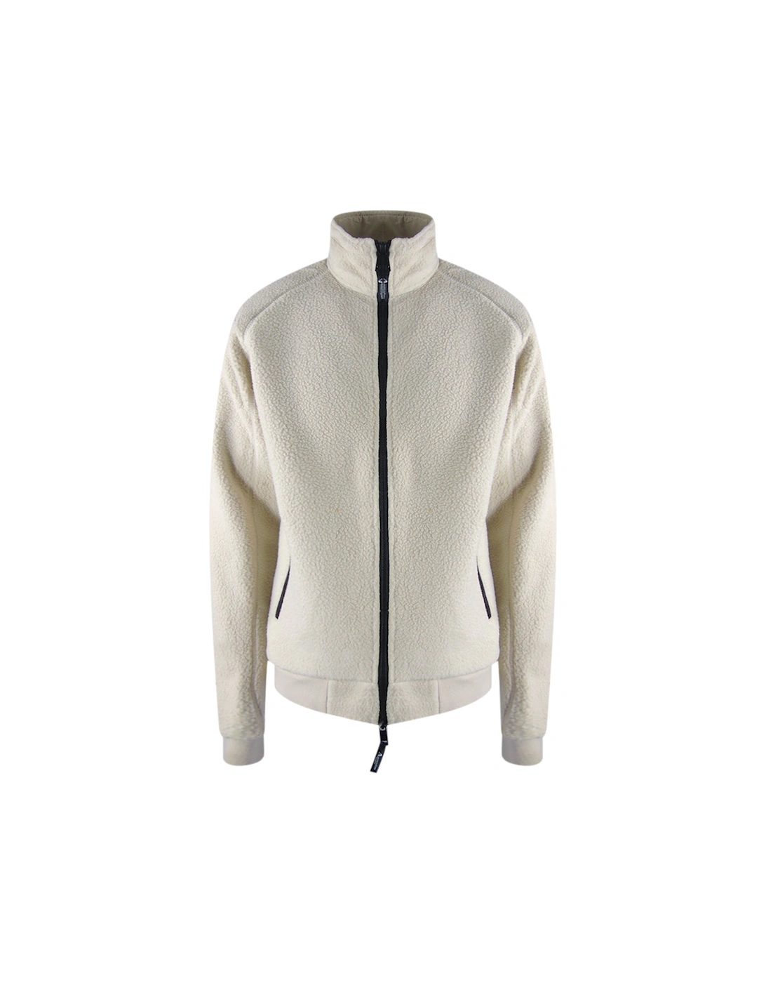 Aquascutum Men's Aquascutum Active One Colour Sherpa Beige Sherpa Jacket - White