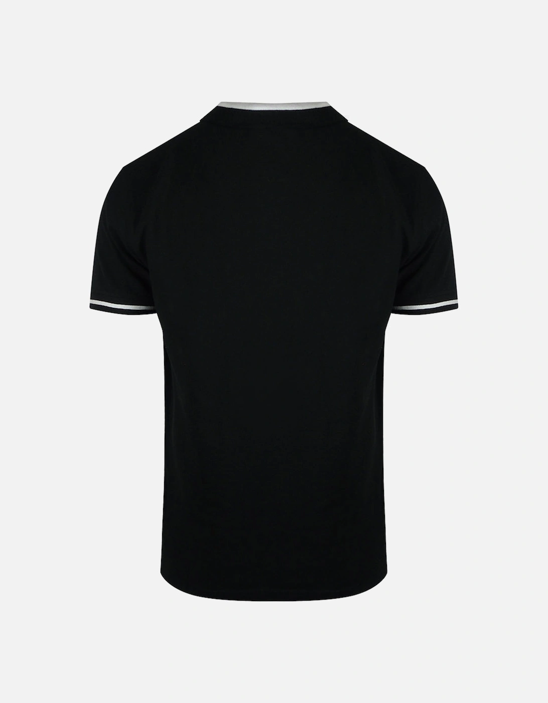 Cavalli Class Tiger Floral Logo Black T-Shirt