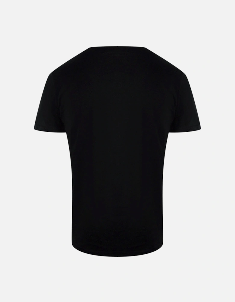 Cavalli Class Bold Tiger Graphic Black T-Shirt