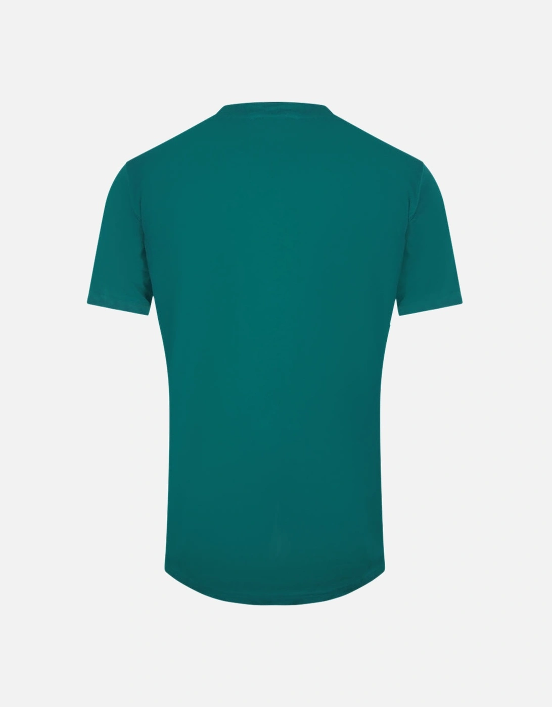 Cavalli Class Paisley Leopards Logo Green T-Shirt