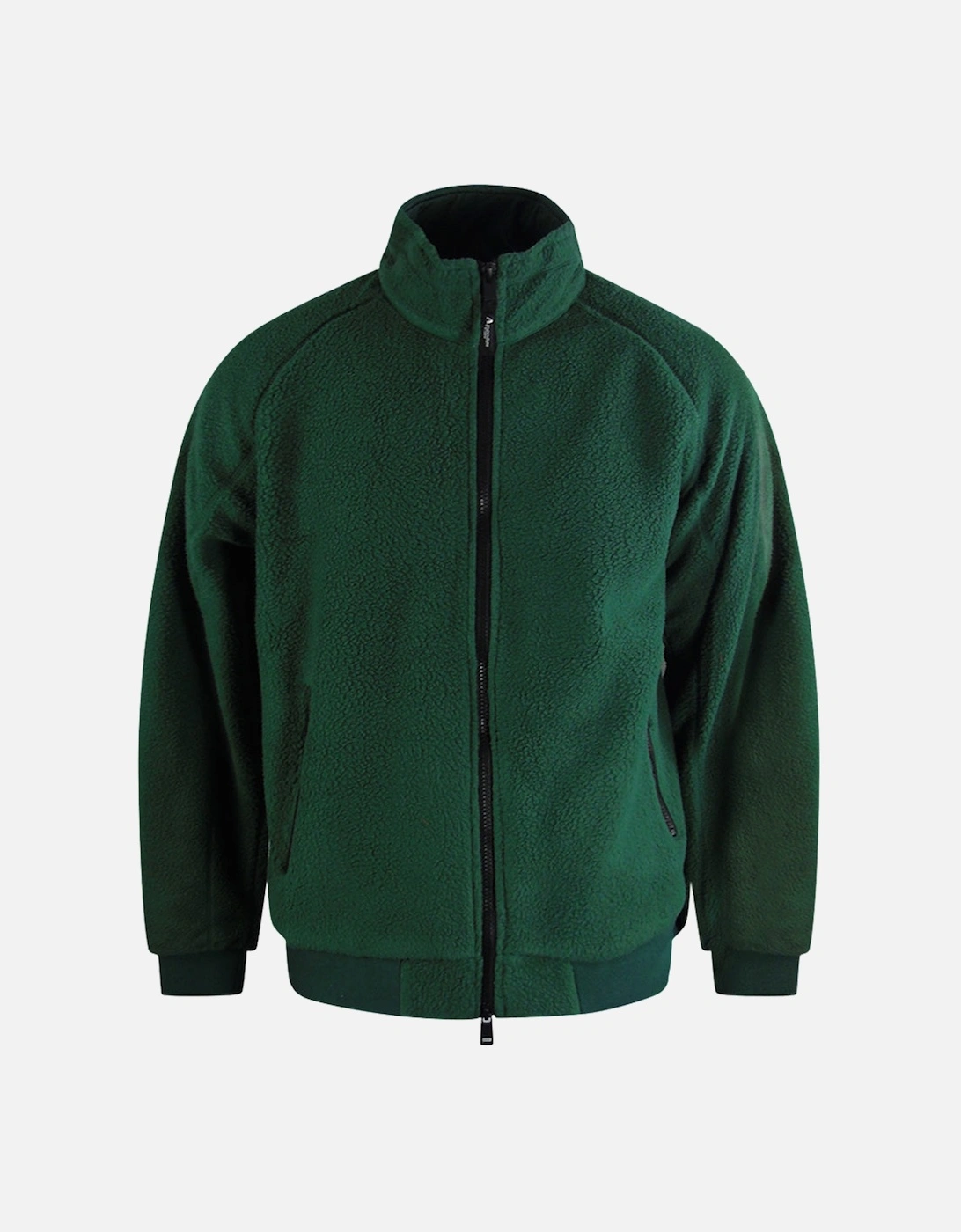 Active One Colour Sherpa Hunter Green Sherpa Jacket, 3 of 2