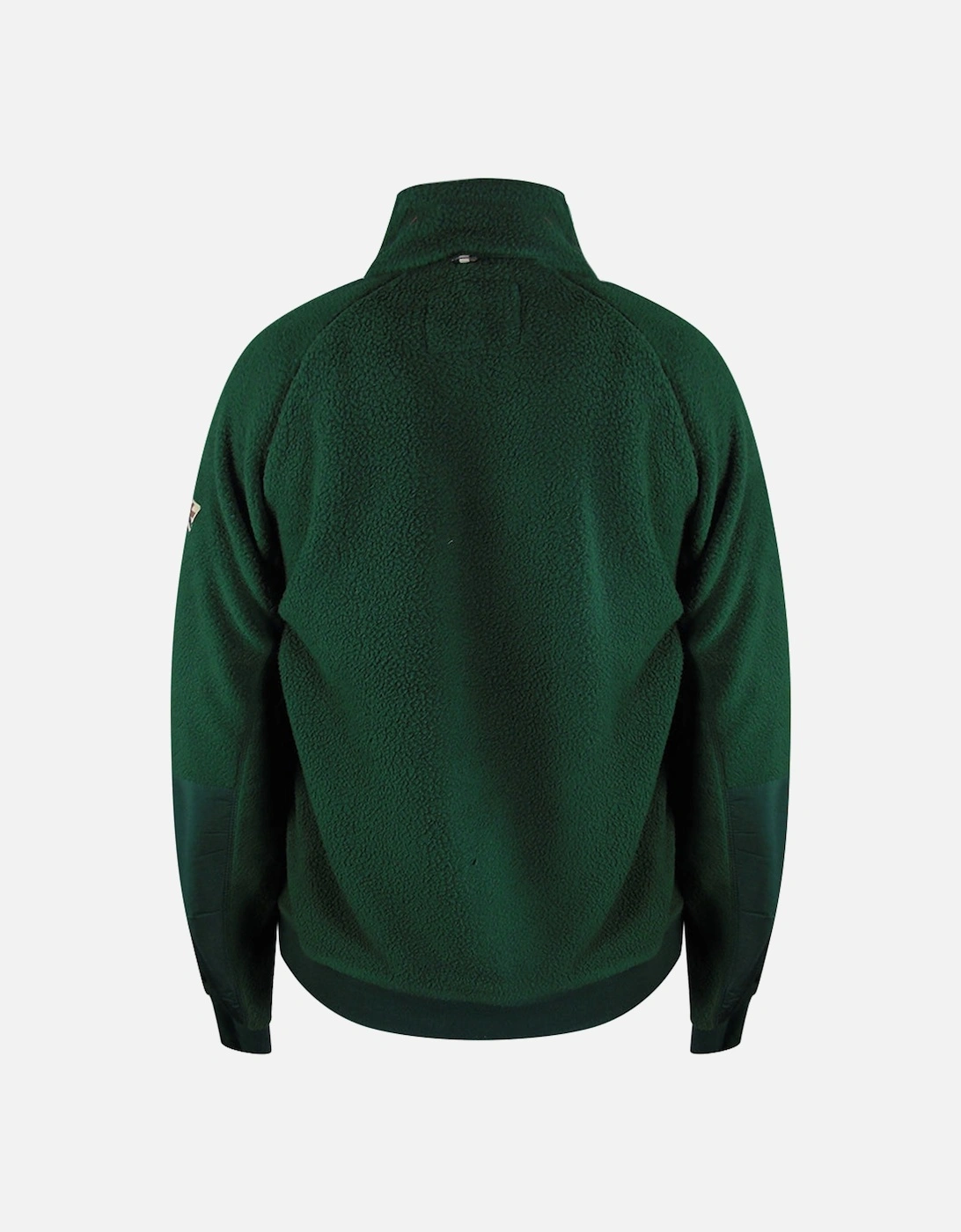 Active One Colour Sherpa Hunter Green Sherpa Jacket